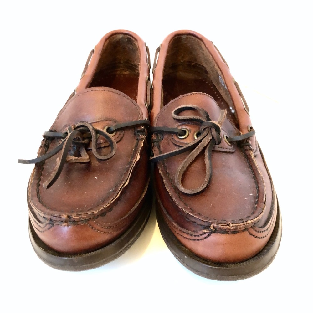 Sebago leather crafted docksiders